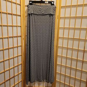 Max Studio Womens Stretch Boho Maxi Skirt Sz M